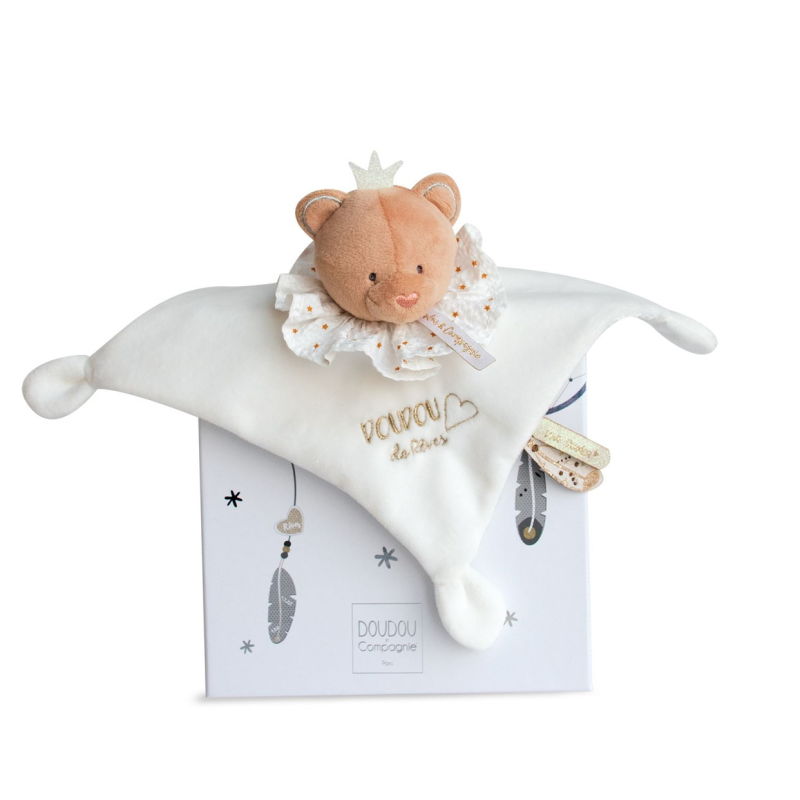  - attrape-rêve baby comforter bear white  